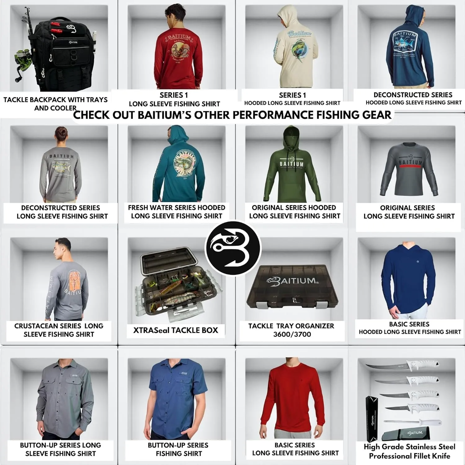 Mens Dry-Fit UPF 50  Sun Shirt, Fishing Shirts for Men Long Sleeve, SPF Shirts for Men, Men's Rash Guard Shirts