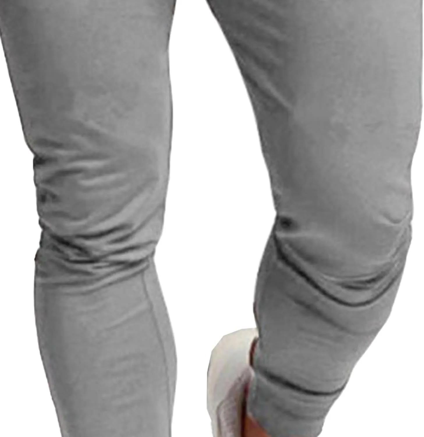 Men's Elastic Waist Slim Fit Athletic Pants Stylish Comfort Basic Pants Casual Solid Hiking Jogging Trousers