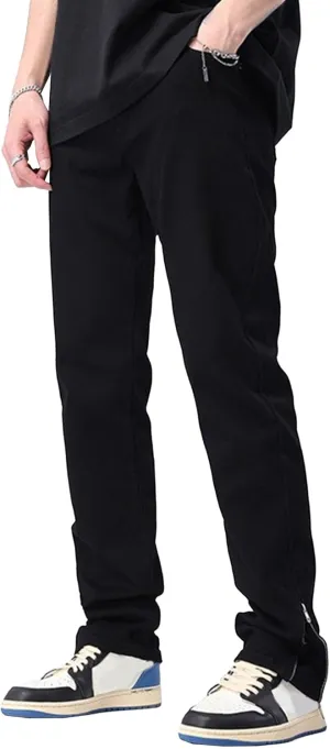 Men's Fashion Slim Fit Streetsweat Pants Casual Solid Regular Fit Trouser Stylish Comfort Outdoor Pants