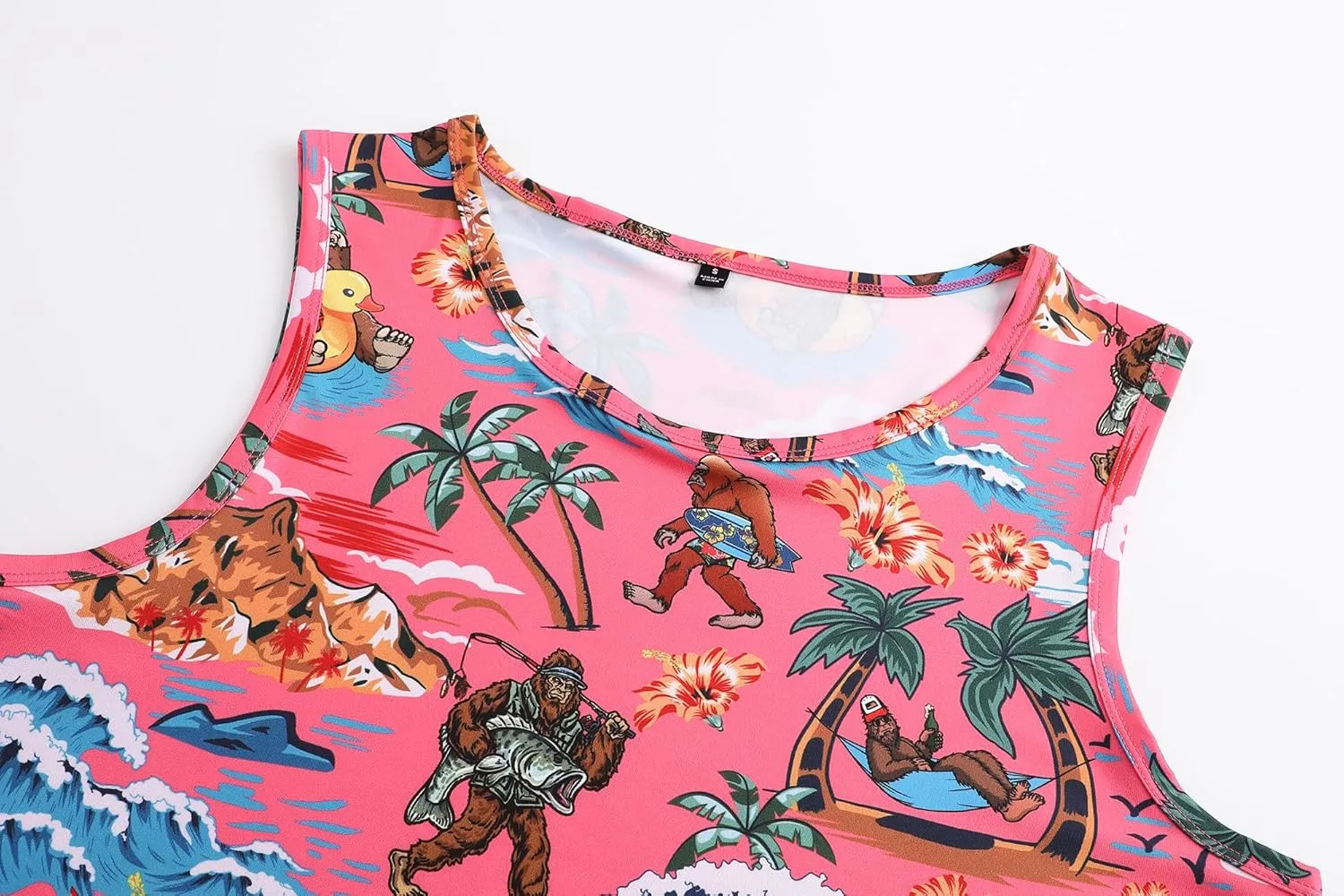 Men's Graphic Tank Tops Quick Dry Workout Beach Shirts Sleeveless Shirts for Bodybuilding Gym Fitness Training