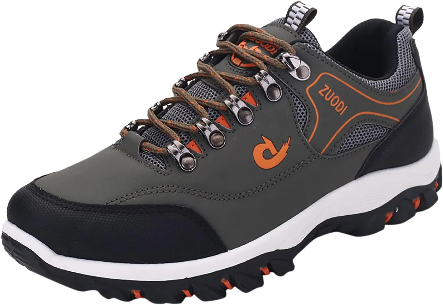 Men's Lace Up Sneaker Waterproof Orthopedic Sneakers with Arch Support Comfortable Non Slip Walking Shoes Slip On Running Shoes