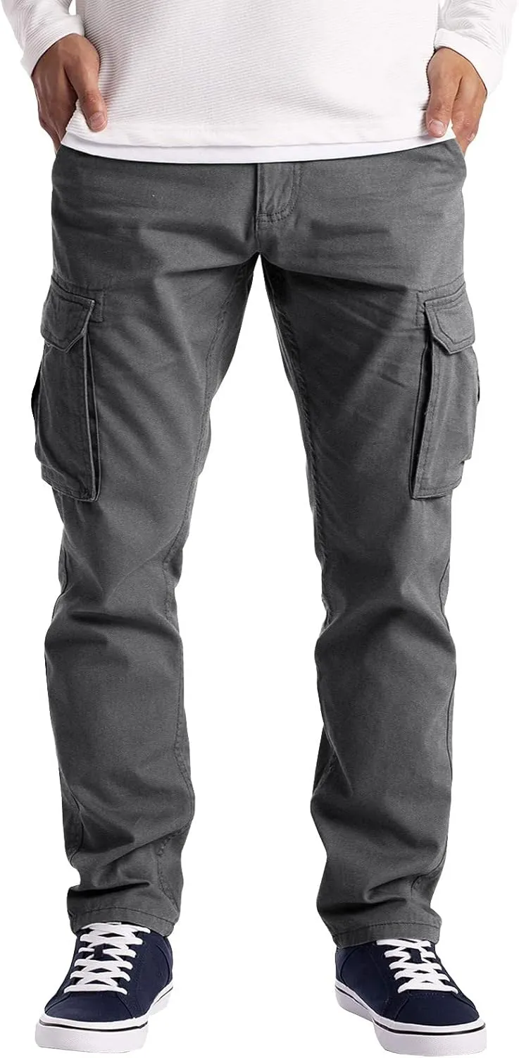 Mens Sweatpants with Pockets Big and Tall Training Jogging Gym Sweatpants for Men Workout Pants for Men Casual Cargo