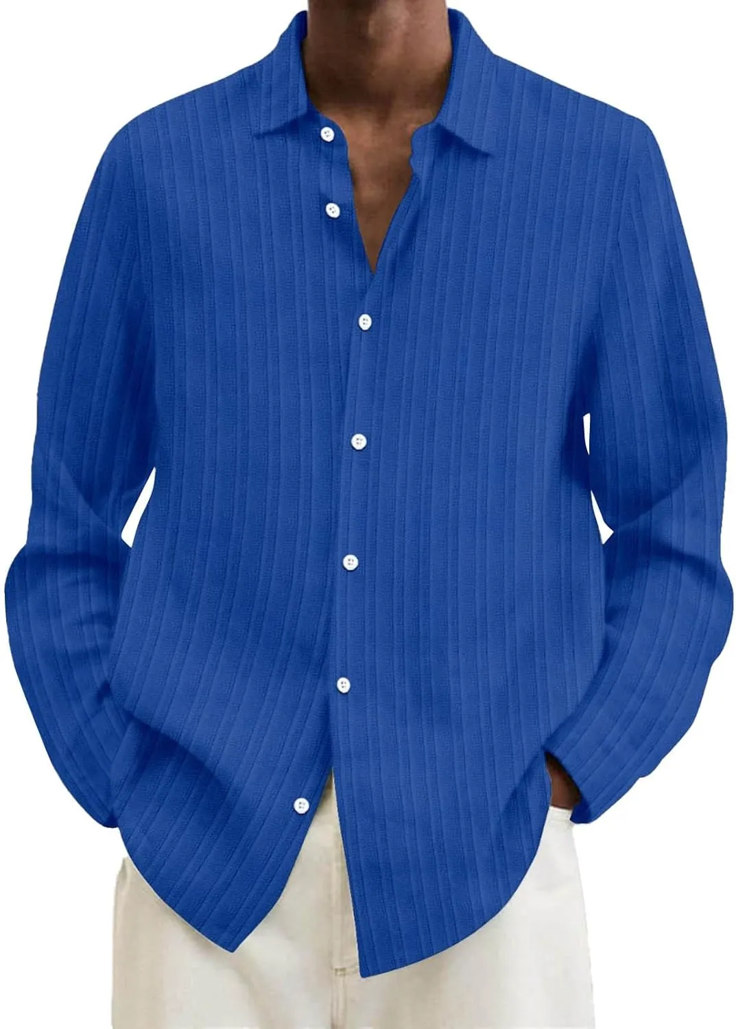 Men's Travel-Ready Wrinkle-Resistant T-Shirt with Lightweight Microfiber Blend Fabric and Hidden Passport Pocket