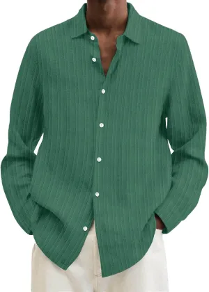 Men's Travel-Ready Wrinkle-Resistant T-Shirt with Lightweight Microfiber Blend Fabric and Hidden Passport Pocket
