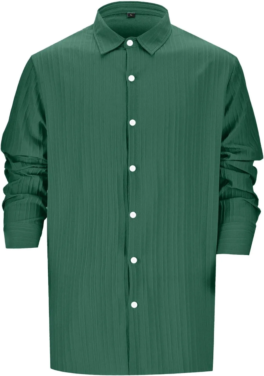 Men's Travel-Ready Wrinkle-Resistant T-Shirt with Lightweight Microfiber Blend Fabric and Hidden Passport Pocket