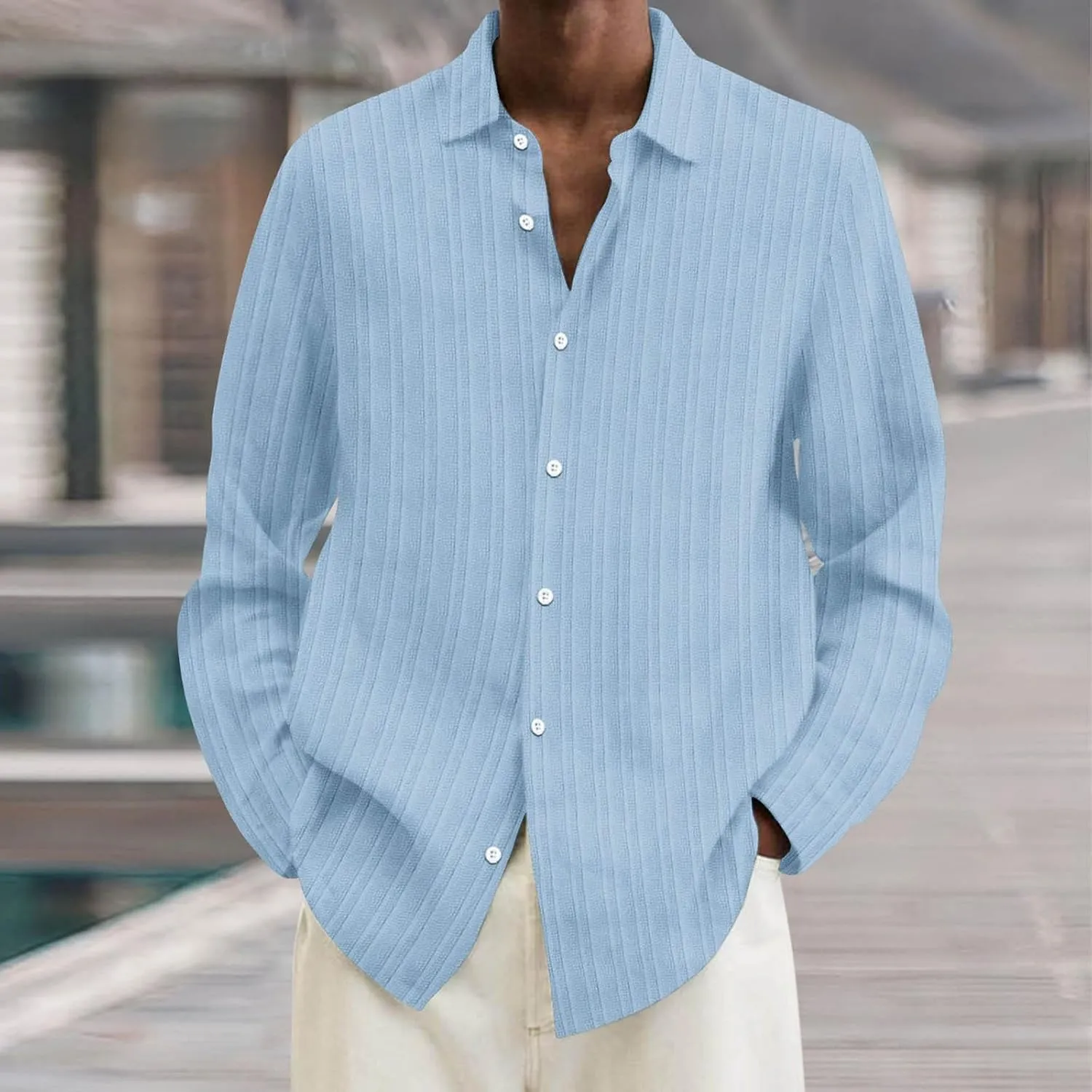 Men's Travel-Ready Wrinkle-Resistant T-Shirt with Lightweight Microfiber Blend Fabric and Hidden Passport Pocket