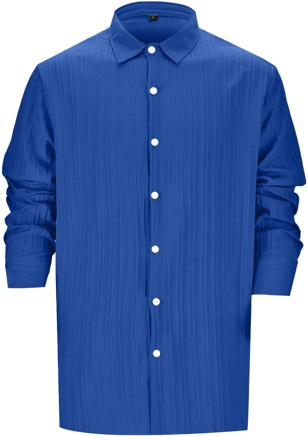 Men's Travel-Ready Wrinkle-Resistant T-Shirt with Lightweight Microfiber Blend Fabric and Hidden Passport Pocket