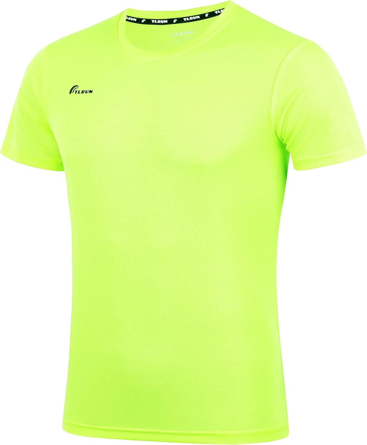 Men's Ultra Lightweight Running Shirts, Dry Fit Marathon Top Tee, Cool Short Sleeve Athletic T-Shirts
