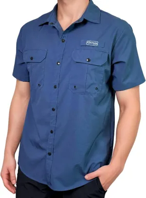 Men's UV UPF 50  Sun Protection Short Sleeve Shirt, Fishing Shirts for Men, Poncho Shirts for Men, Button Up Shirts for Men