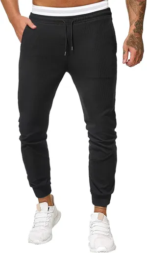 Mens Workout Cargo Sweatpants Military Ripstop Men's Baggy Pants Thermal Cotton Pants Fashion Loose Handsome Pocket