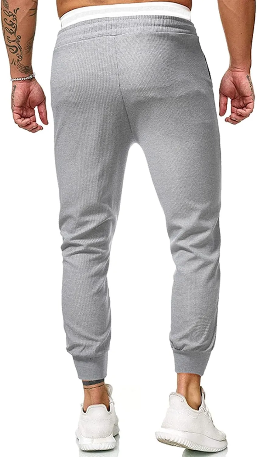 Mens Workout Cargo Sweatpants Military Ripstop Men's Baggy Pants Thermal Cotton Pants Fashion Loose Handsome Pocket