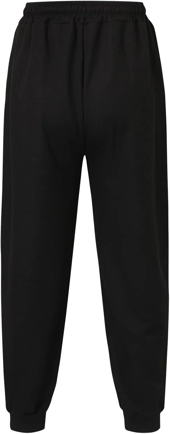 Mens Workout Cargo Sweatpants Military Ripstop Men's Baggy Pants Thermal Cotton Pants Fashion Loose Handsome Pocket