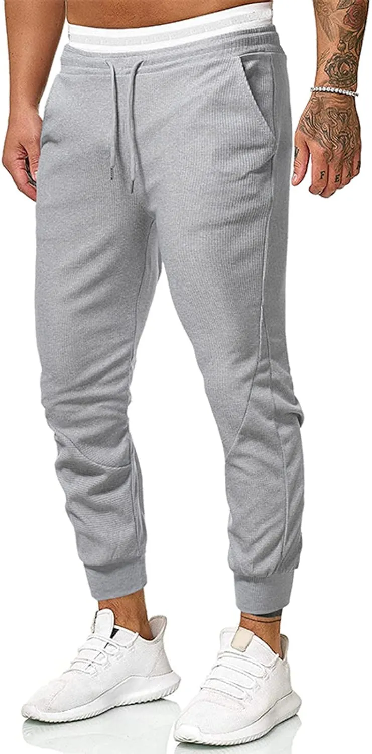 Mens Workout Cargo Sweatpants Military Ripstop Men's Baggy Pants Thermal Cotton Pants Fashion Loose Handsome Pocket