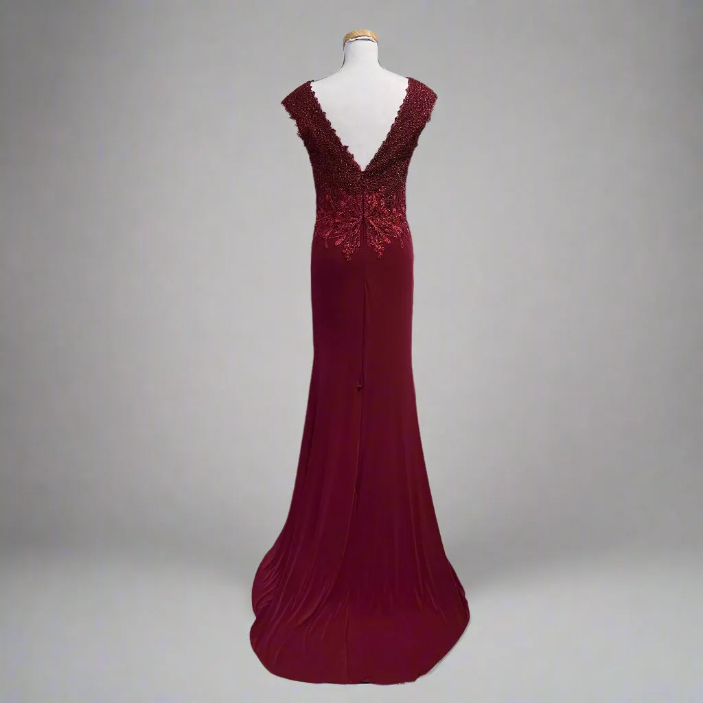 MGNY burgundy dress, size 6