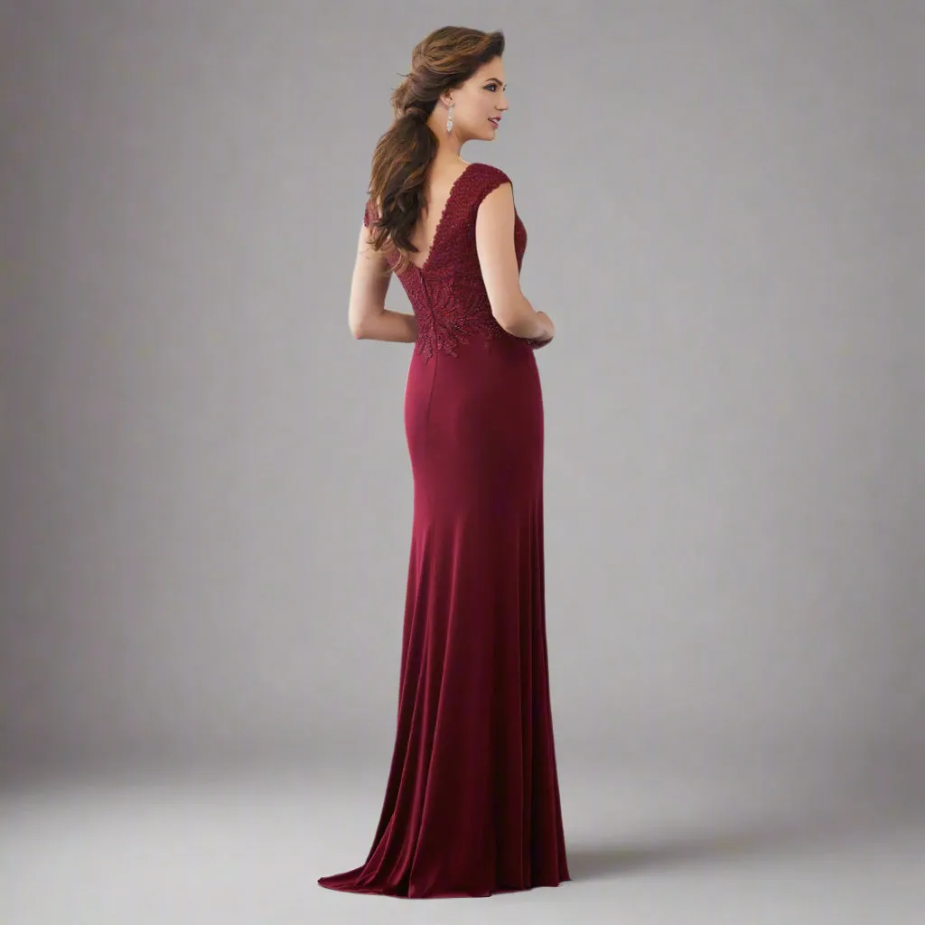 MGNY burgundy dress, size 6