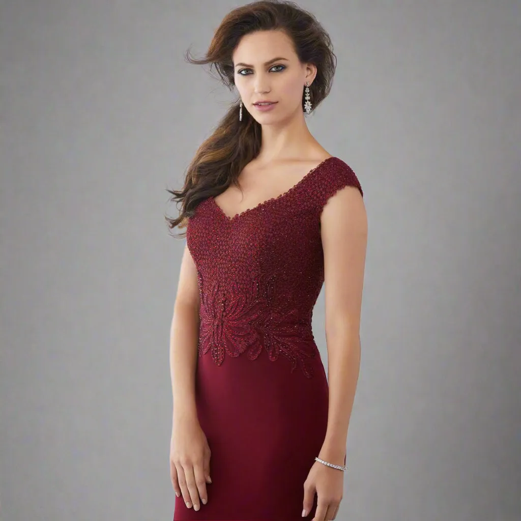 MGNY burgundy dress, size 6