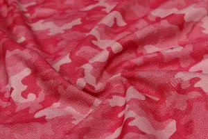 Multicolor Abstract Cotton Polyester Jacquard Denim Fabric