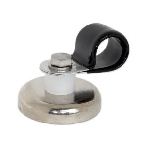 Neodymium D42mm Hose Clamp P-Clip Magnet | Neoprene | ID16mm dia. | Pull Force 68kg