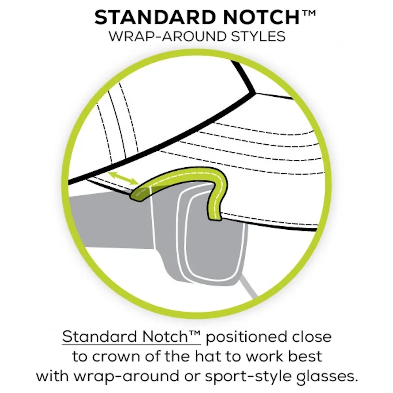 Notch Classic Adjustable Athlete Runner Black