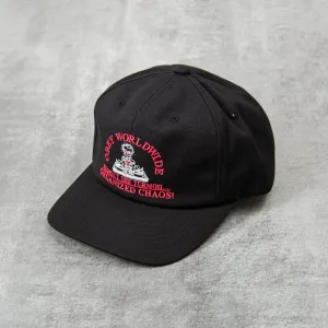 Obey Chaos 6 Panel Snapback  - Black