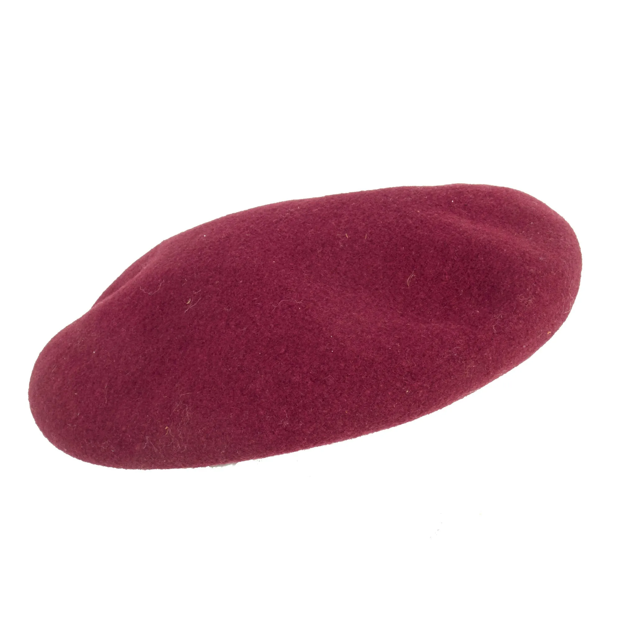 Original British WWII Parachute Regiment Maroon Beret by Kangol With Badge - Size 7 ¼, Dated 1945