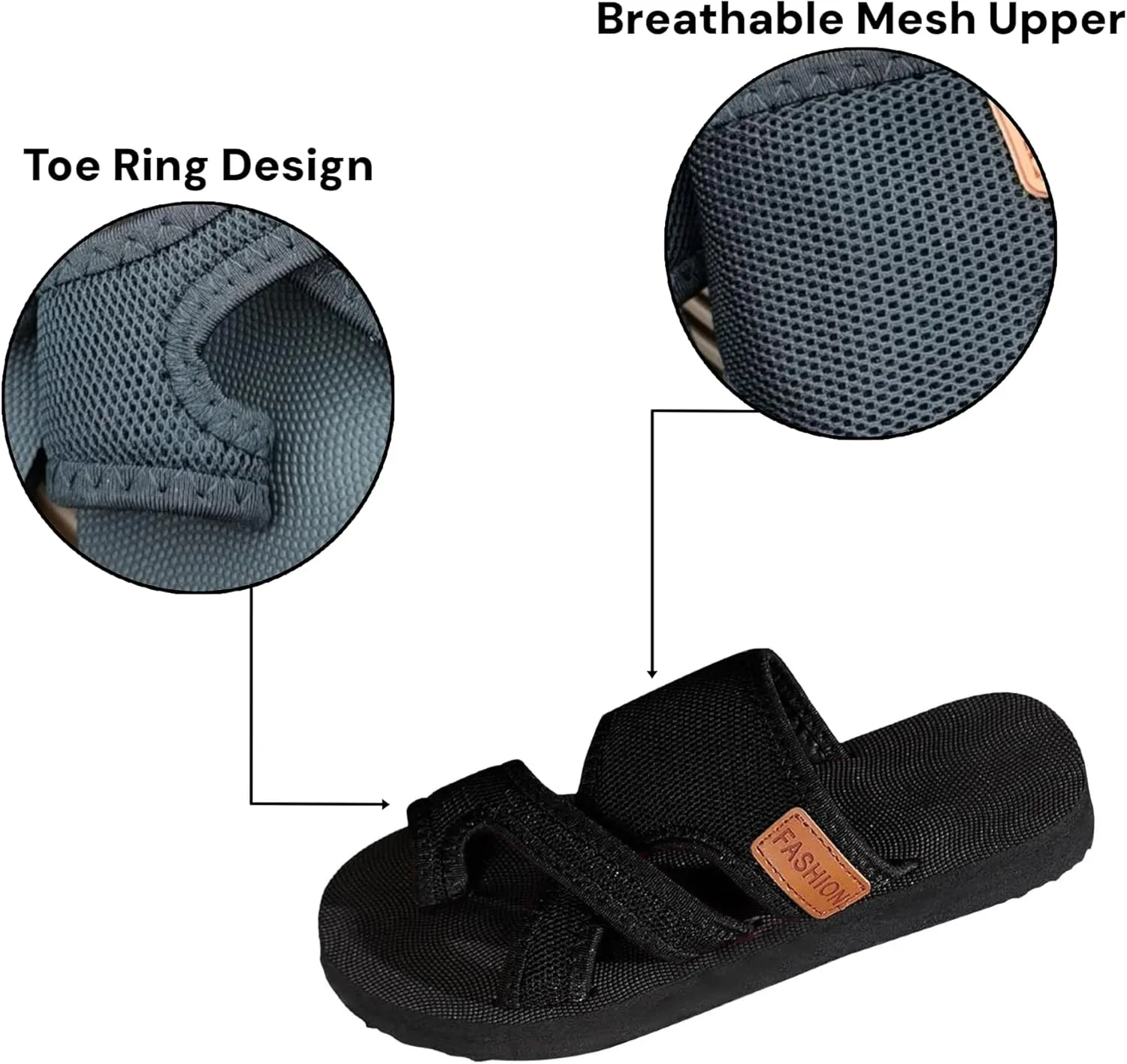 Orthopedic Sandals for Women 2025 Dressy Comfortable Arch Support Slides Summer Walking Casual Beach Toe Ring Platform Sandals