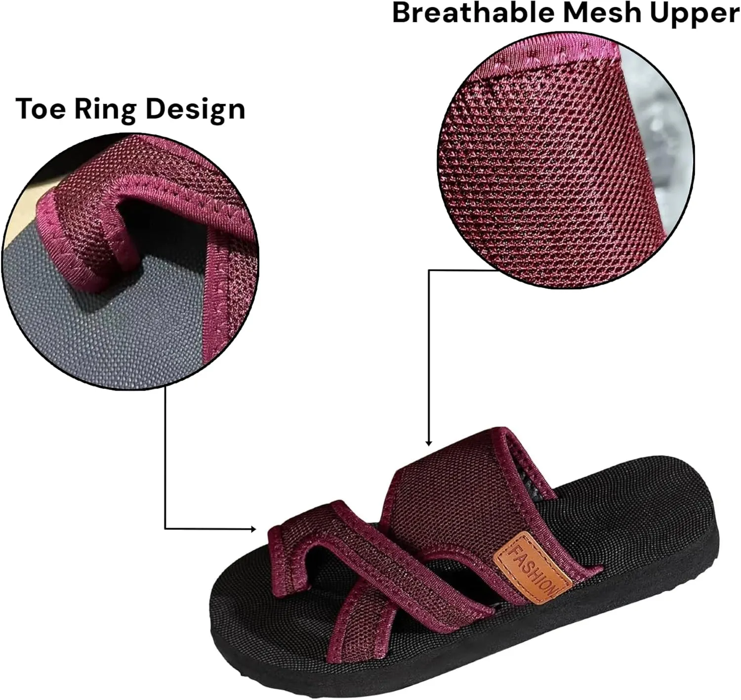 Orthopedic Sandals for Women 2025 Dressy Comfortable Arch Support Slides Summer Walking Casual Beach Toe Ring Platform Sandals