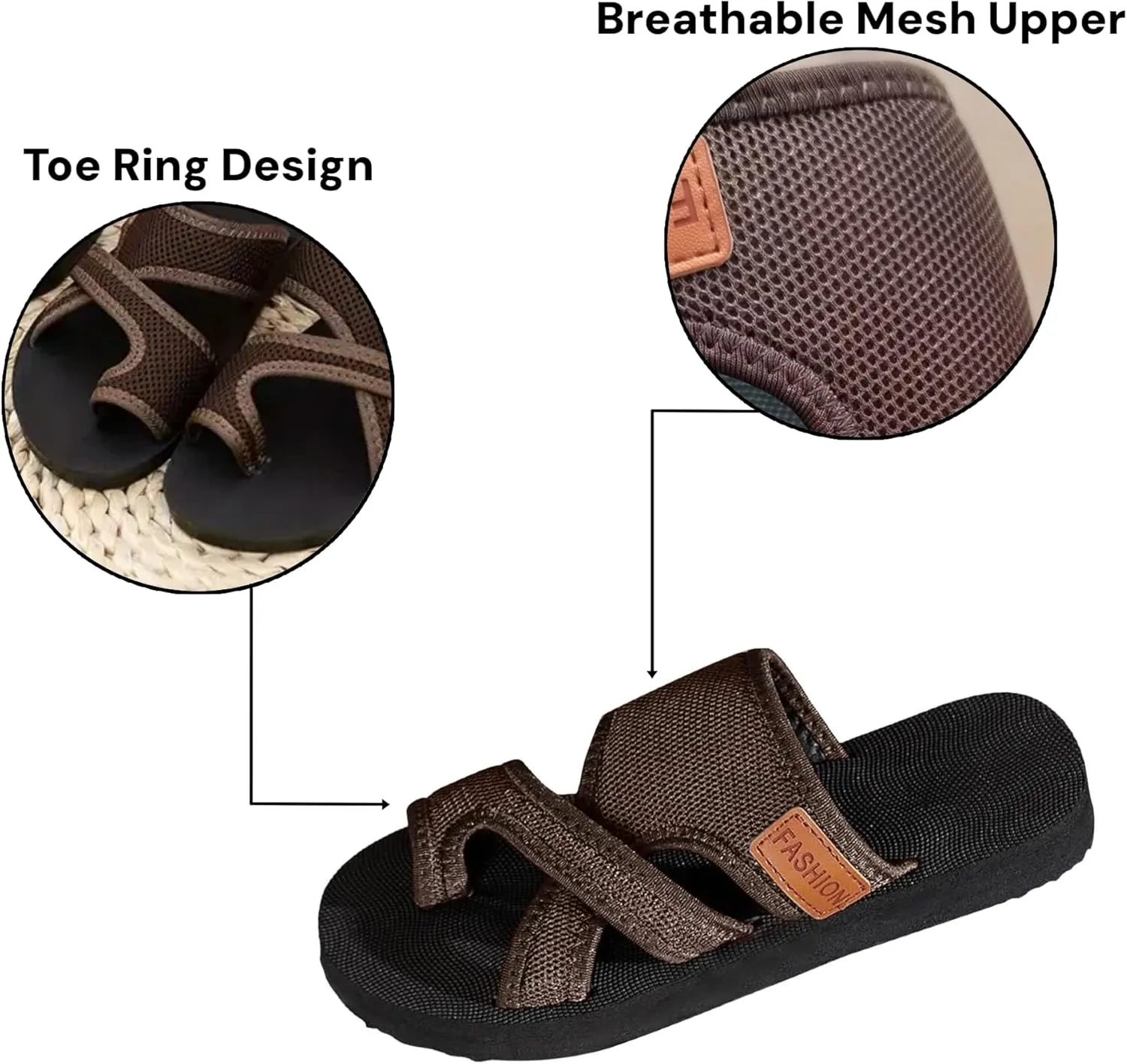 Orthopedic Sandals for Women 2025 Dressy Comfortable Arch Support Slides Summer Walking Casual Beach Toe Ring Platform Sandals
