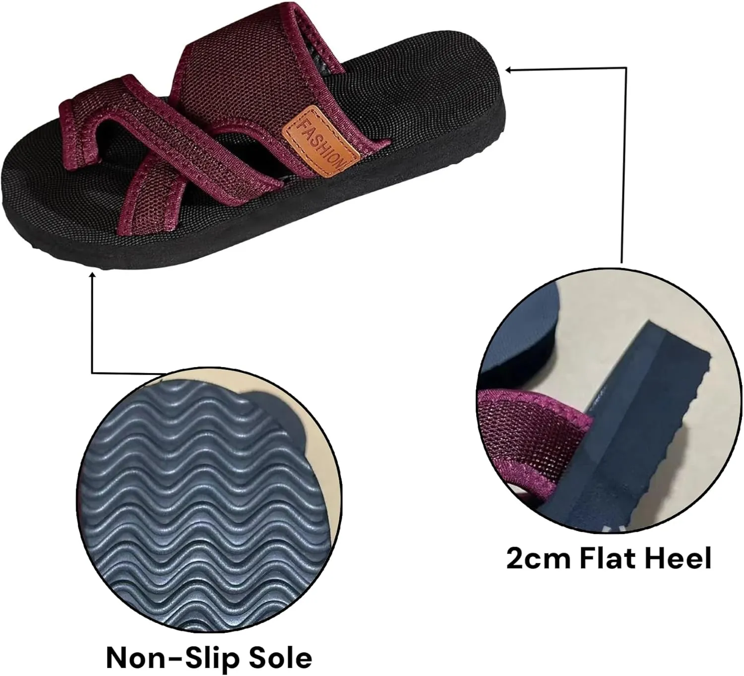 Orthopedic Sandals for Women 2025 Dressy Comfortable Arch Support Slides Summer Walking Casual Beach Toe Ring Platform Sandals