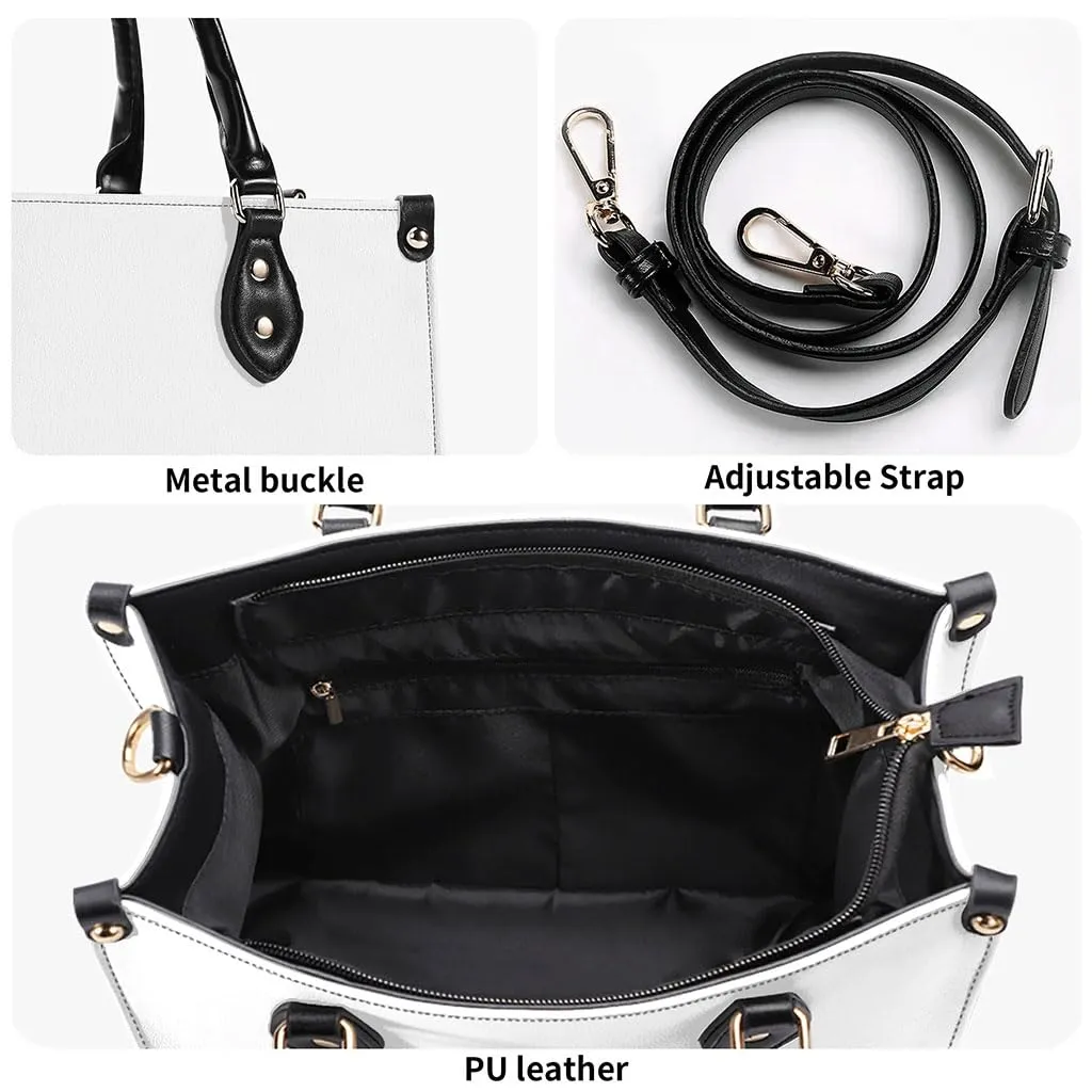 Personalized Witch Leather Handbag For Women, Aesthetic Black Witches Crossbody Bag Purse Chic Satchel Shoulder Bag with Strap for Travel School Work, Halloween Witch Gift (11.6"x8.3", Witch 1)