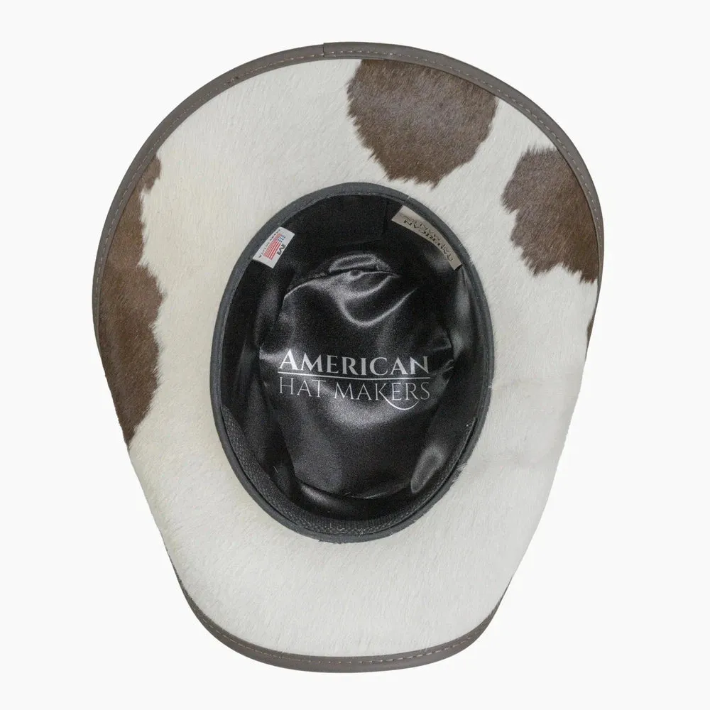Pinto | Mens Leather Cowboy Hat with Calf Accents