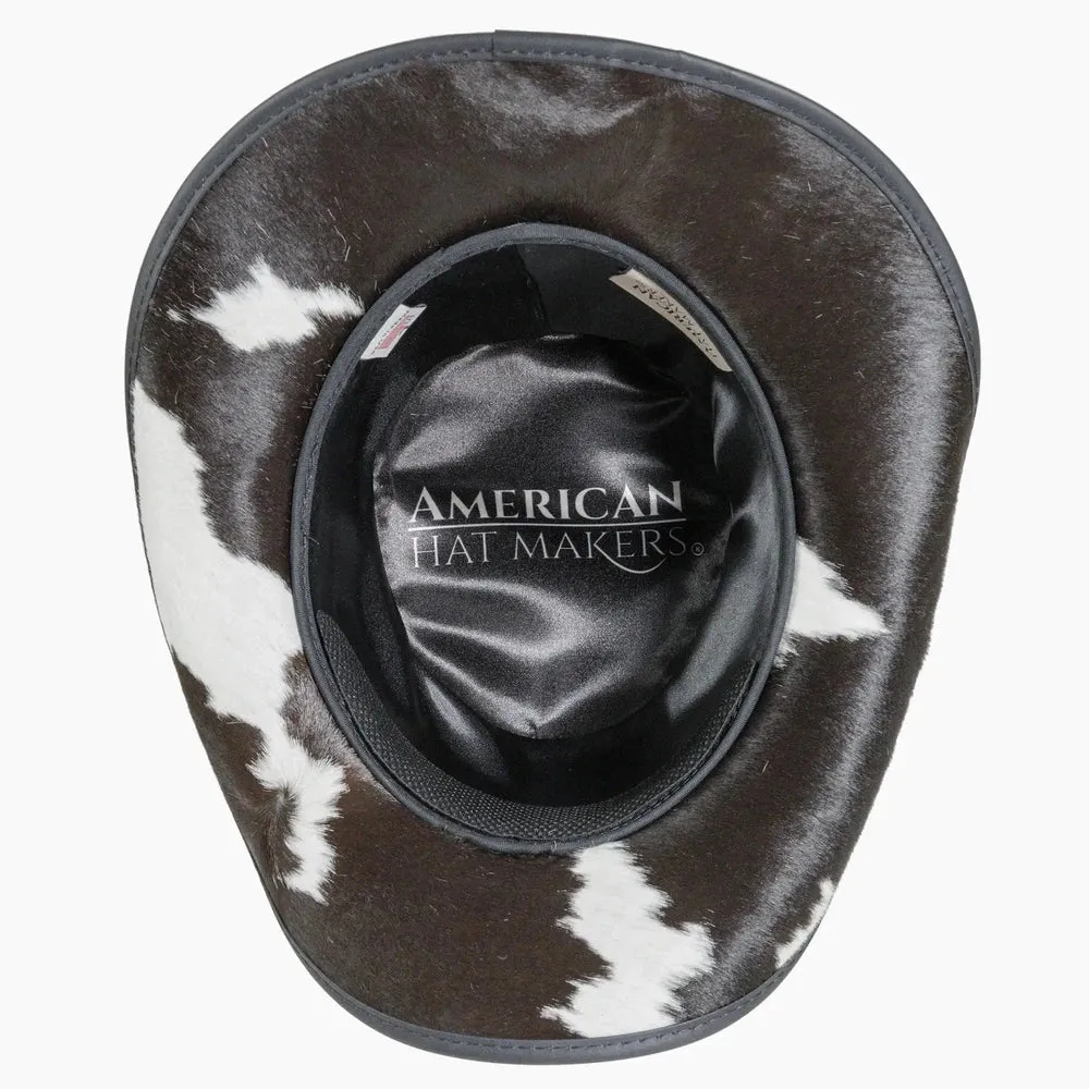 Pinto | Mens Leather Cowboy Hat with Calf Accents