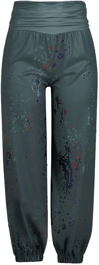 Plus Size Harem Pants Bohemian Elephant Loose Fit Lounge Yoga Pants