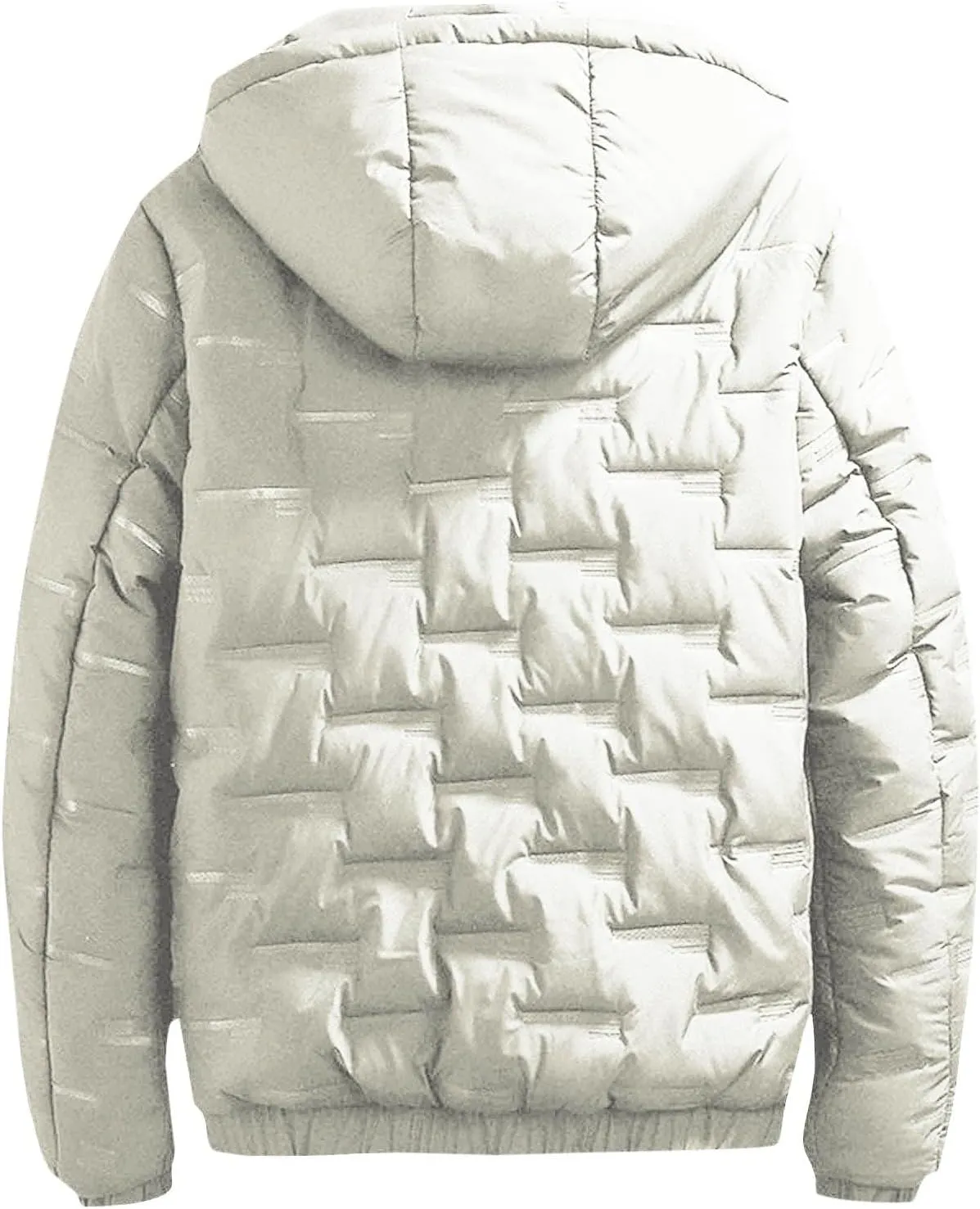 Puffer Jackets for Men Winter Hooded Coats Quilted Down Parkas Jackets Thicken Bubble Overcoats with Pocket Warm Coat