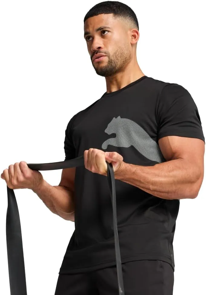 PUMA Men's Train All Day Big Logo T-Shirt