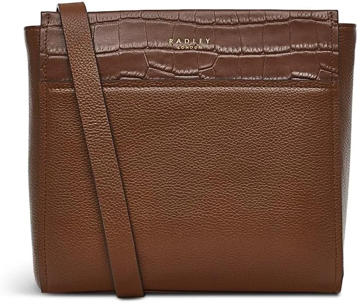 RADLEY London Downtown Womens Small Leather Ziptop Crossbody Bag