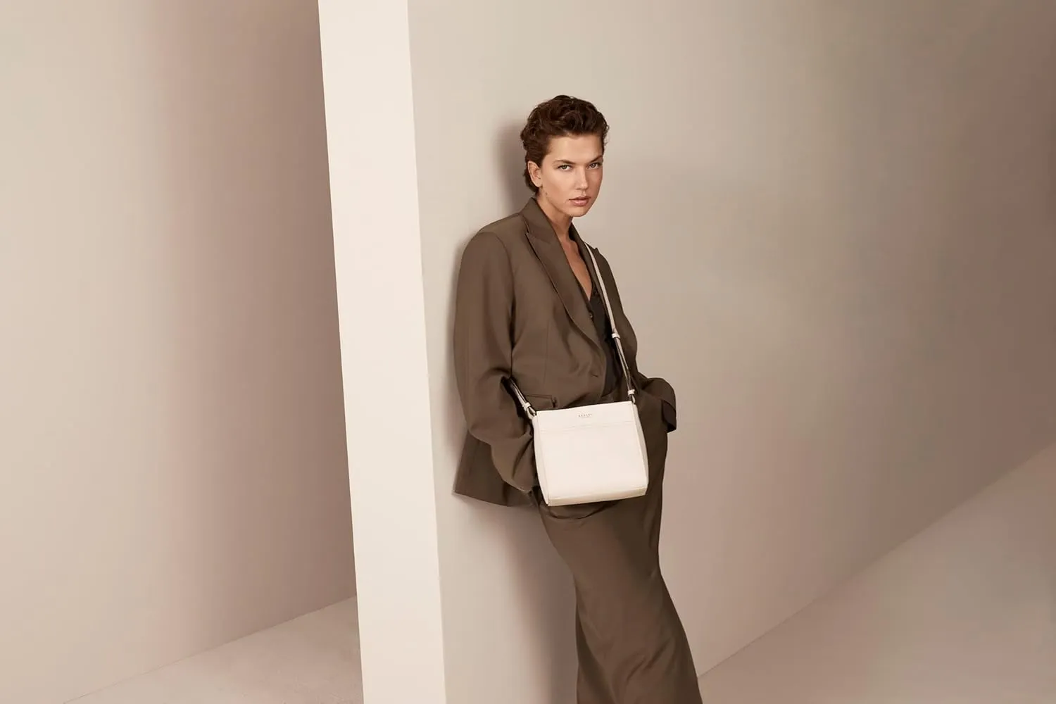 RADLEY London Downtown Womens Small Leather Ziptop Crossbody Bag