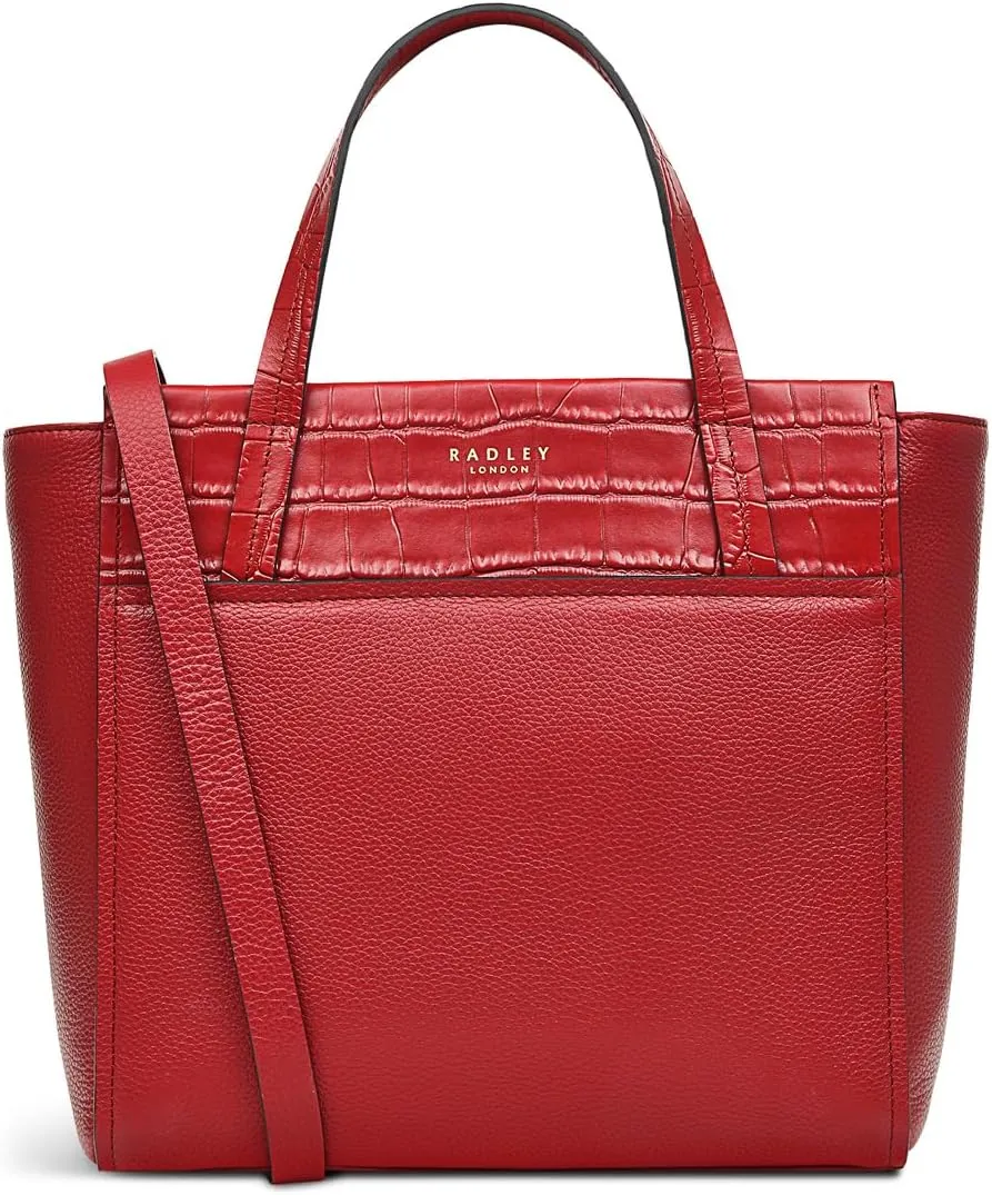 RADLEY London Downtown Women's Small Leather Ziptop Satchel Bag