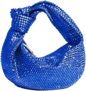 Rhinestone Bags Ladies Clutch Rhinestone Evening Purse Knoted Sparkling Crystal Diamond Wedding Handbag Glitter Party Bag(D)