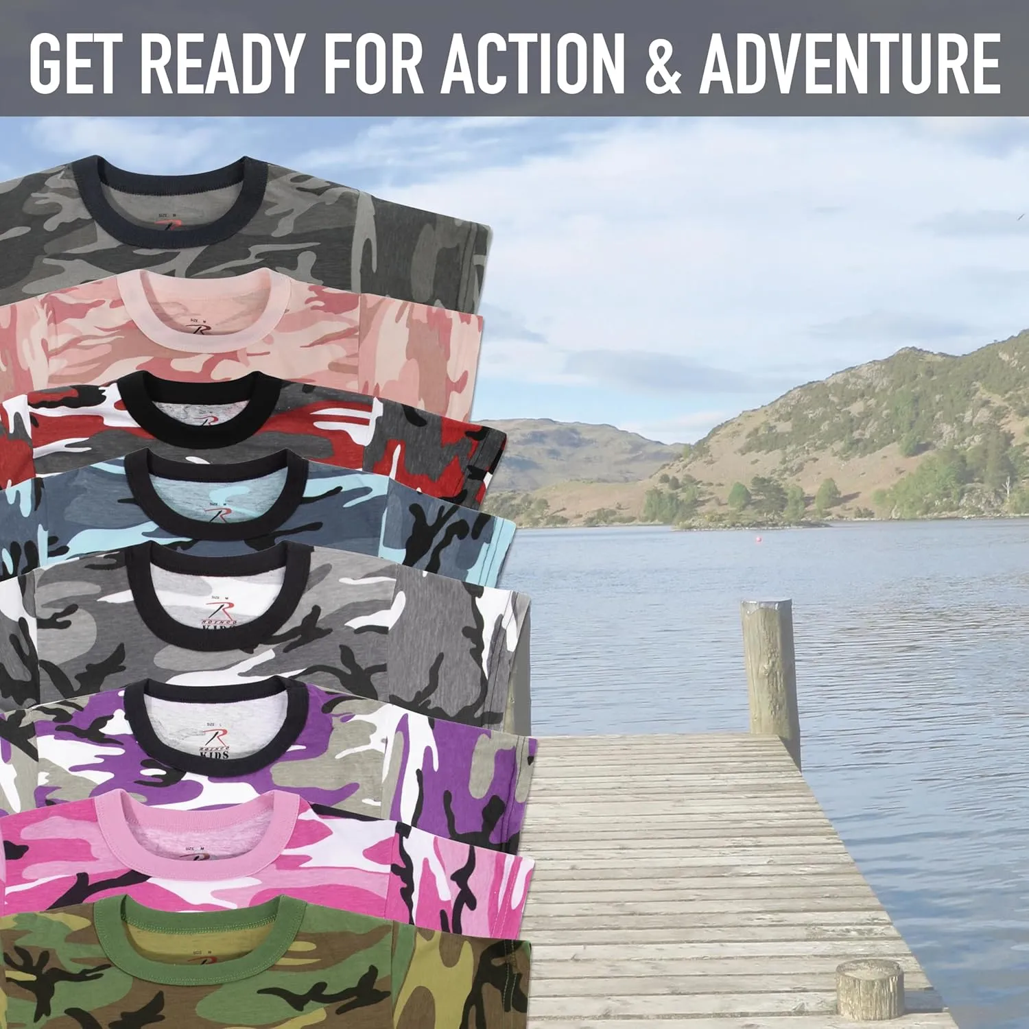 Rothco Kids Camo T-Shirt - Stylish Comfort for Little Explorers