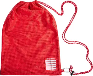 Rough Enough Drawstring Backpack Breathable Mesh Gym Bag with 2 Compartments for Sports Gym Campus Basketball Baseball Travel Nylon Red