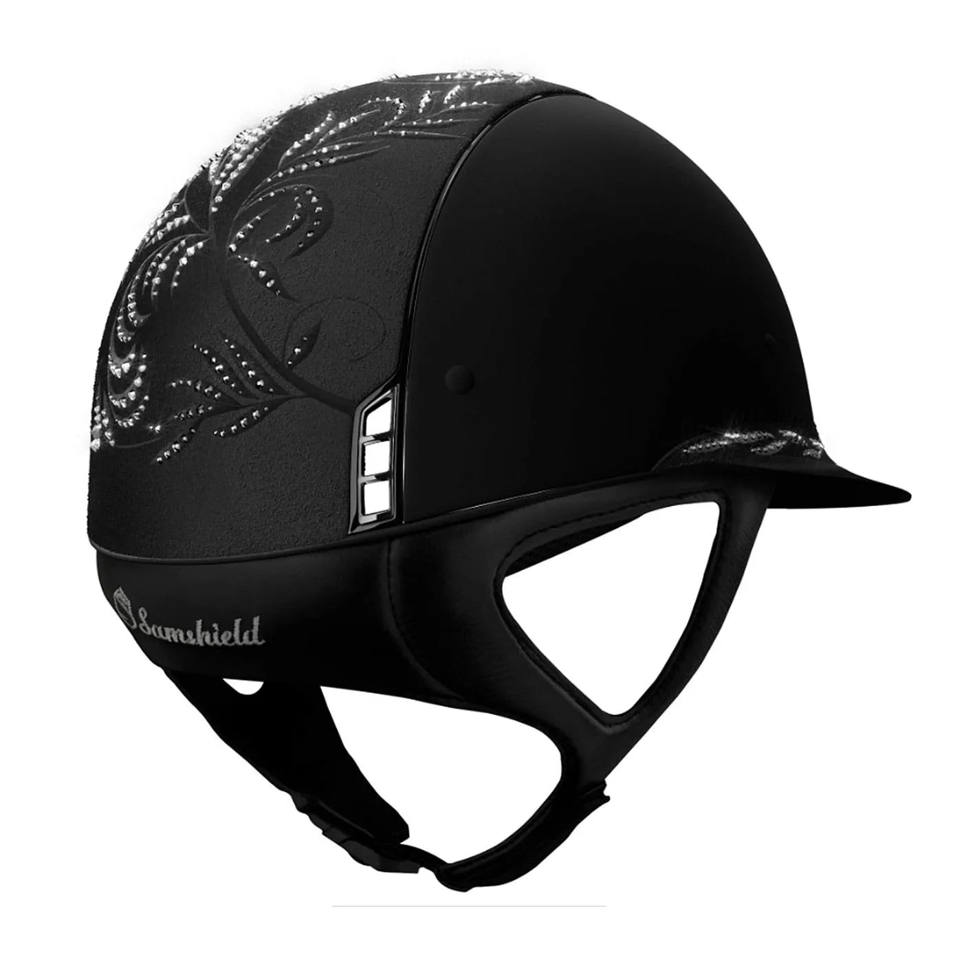 Samshield V1 Miss Shield Black Shadowmatt with Flower Crystal