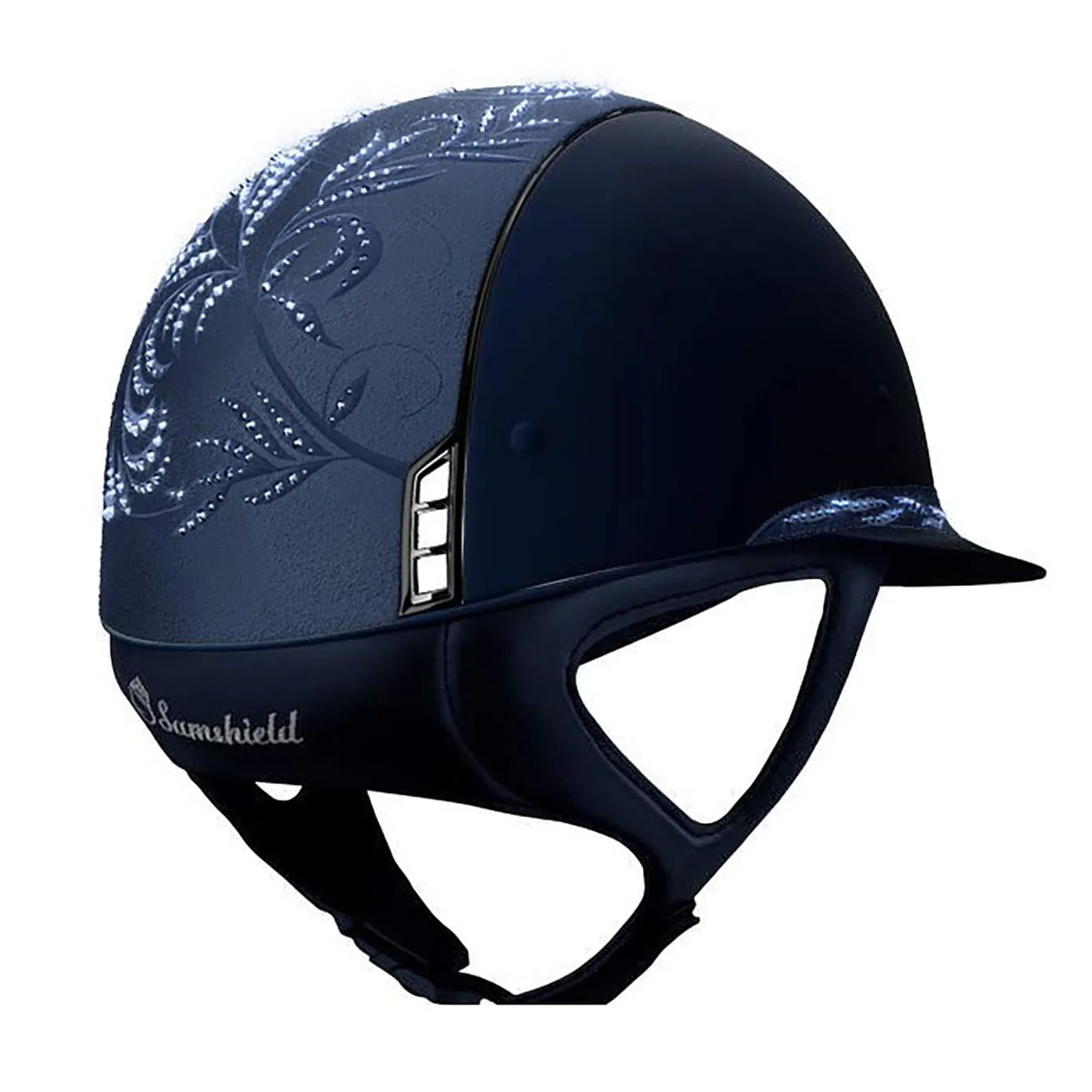 Samshield V1 Miss Shield Navy Shadowmatt with Flower Crystal