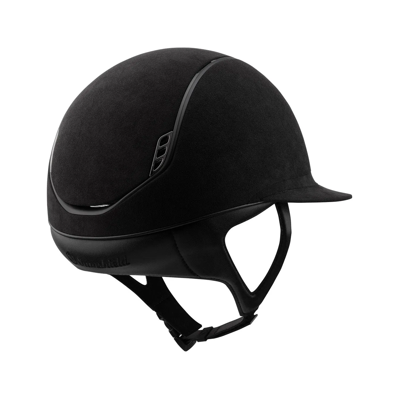 Samshield V2 Miss Shield Black Premium Riding Hat