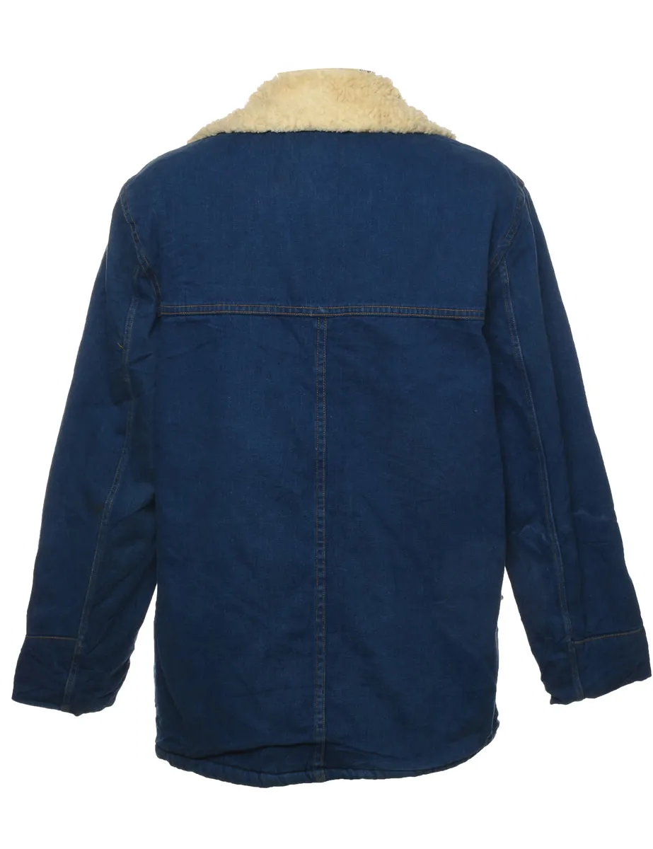 Sears Shearling Denim Jacket - L