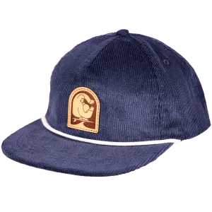 Seaside Hemp Corduroy Strapback | Blue
