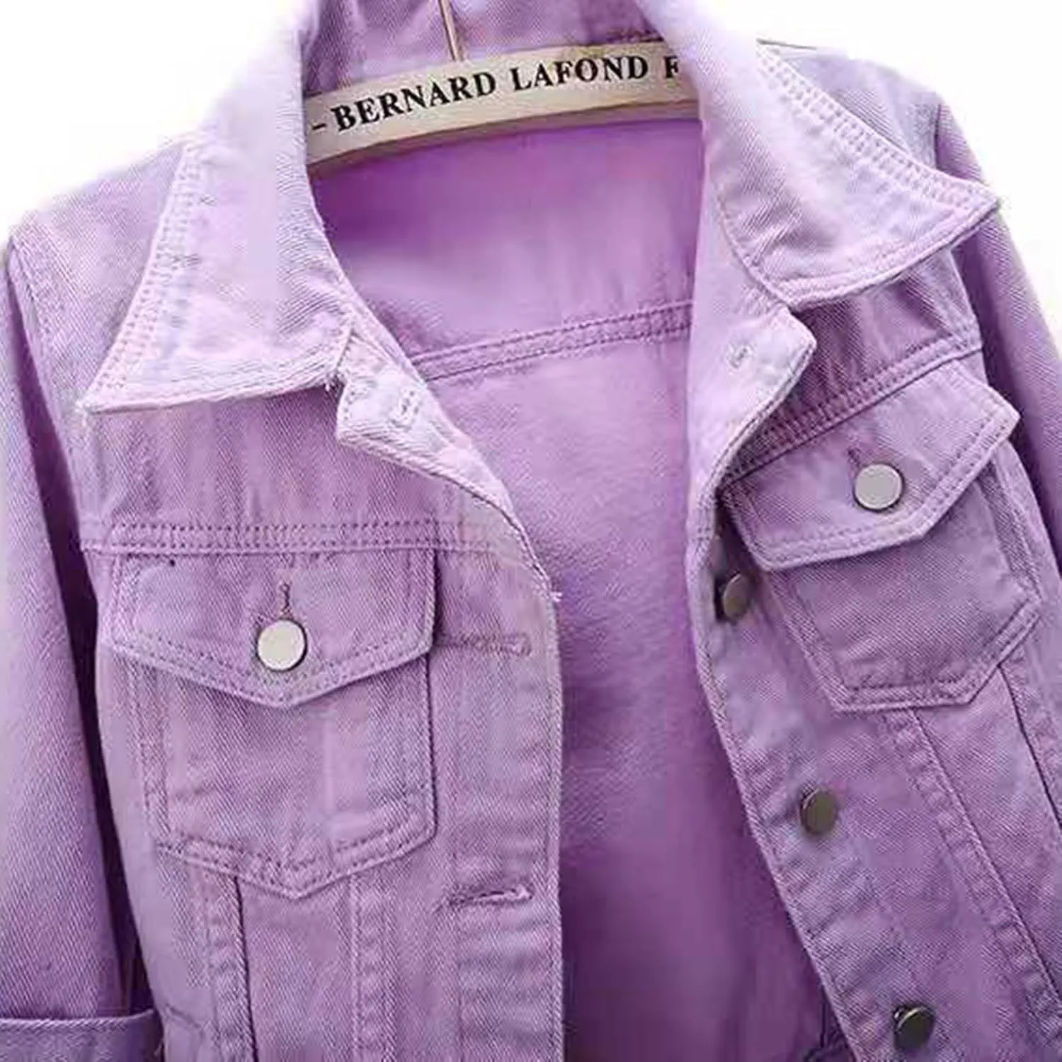 Short Sleeve Denim Jacket for Women Cropped Jean Jacket 3/4 Sleeve Short Jackets Button Down Crop Trucker Jean Coats