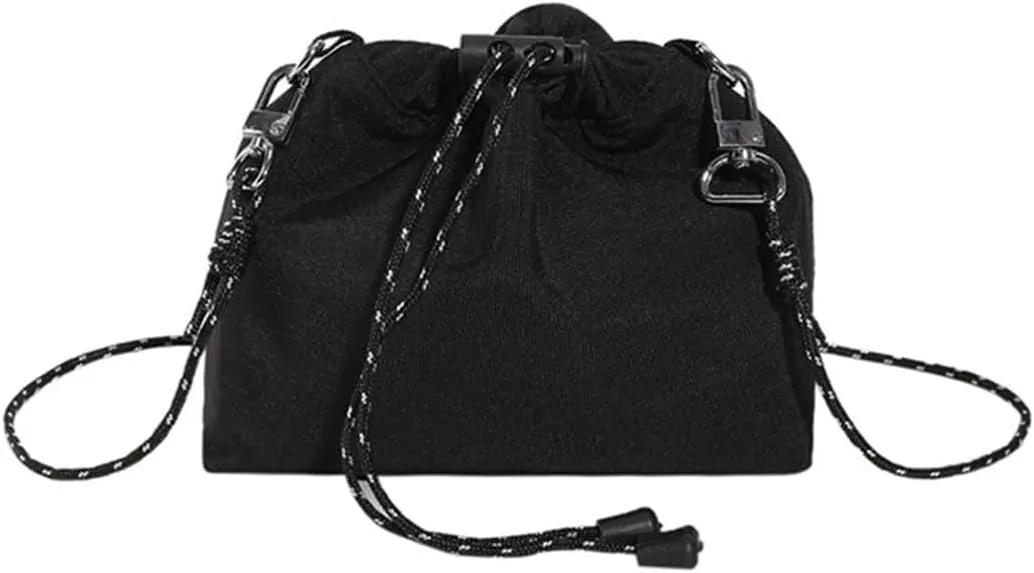 Shoulder Casual Satchel Fashion Messenger Top Handle Crossbody for Women Nylon Bucket Waterproof Tote Handbag