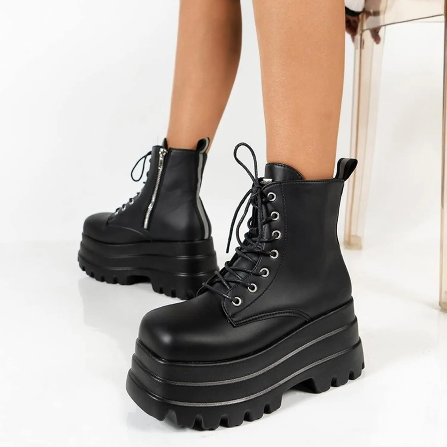 Snow Boots for Women Ankle Womens Ankle Booties Women's Boots for Plantar Fasciitis Steel Toe Shoes for Women Fashion Round Toe Chunky Low Heel Classic Pointed Toe