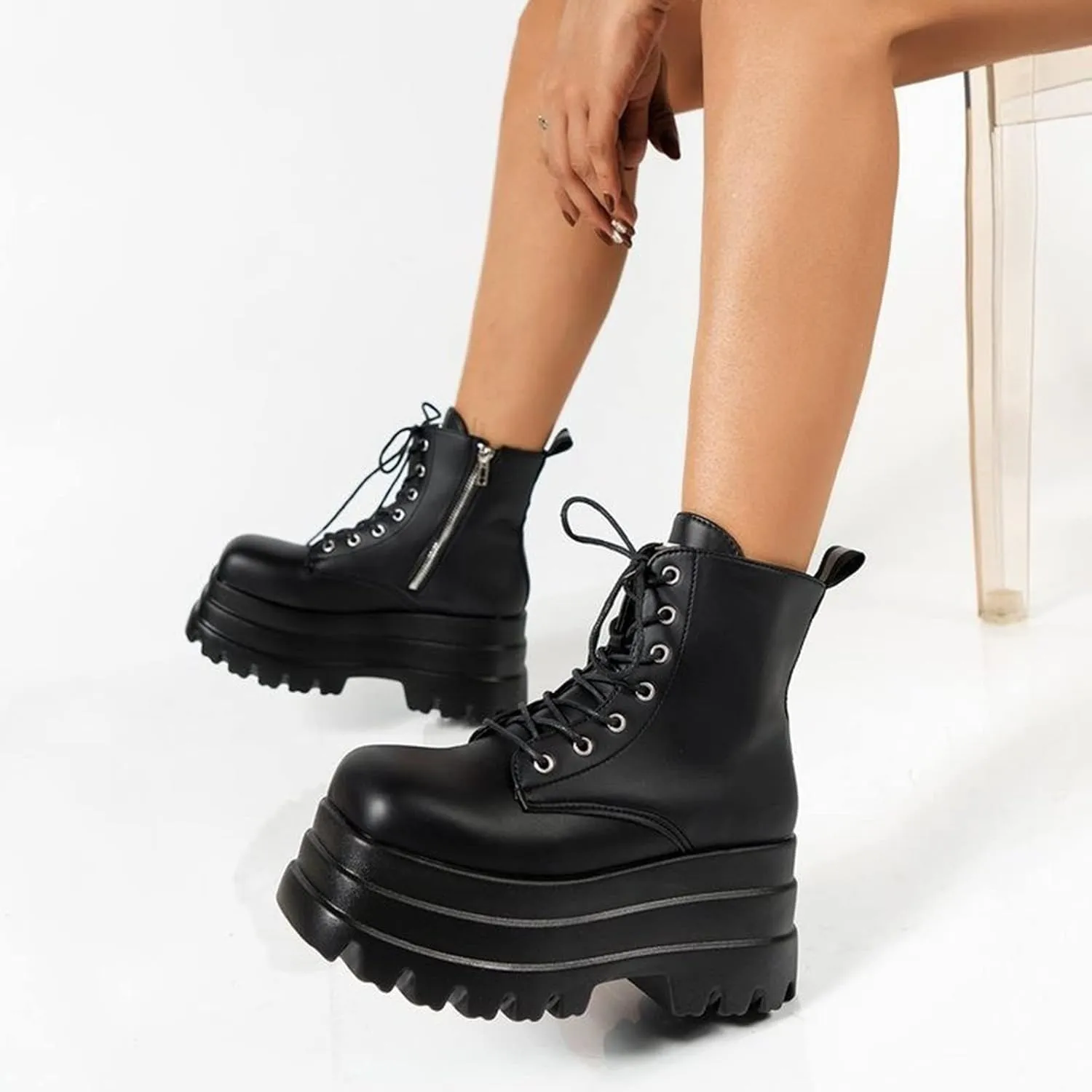 Snow Boots for Women Ankle Womens Ankle Booties Women's Boots for Plantar Fasciitis Steel Toe Shoes for Women Fashion Round Toe Chunky Low Heel Classic Pointed Toe